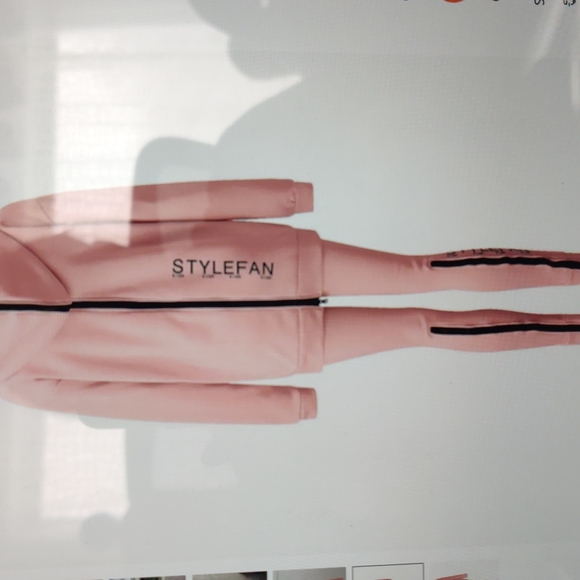 NWT Casual Tracksuit Streetwear Zipper Hoodie & Sweatpants Winter - Picture 6 of 11